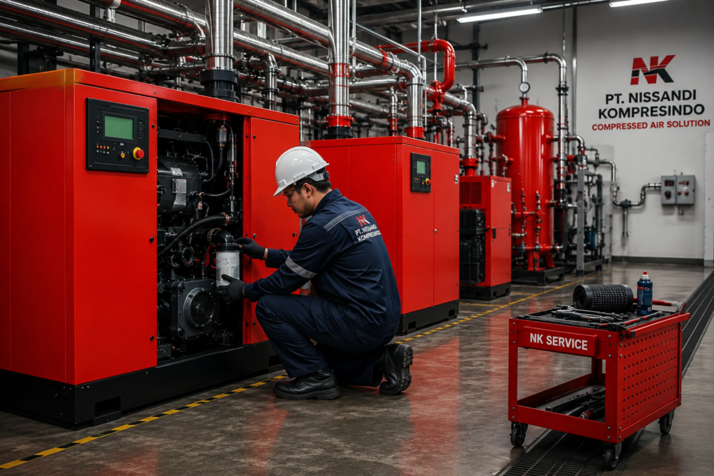 preventive maintenance industrial air compressor